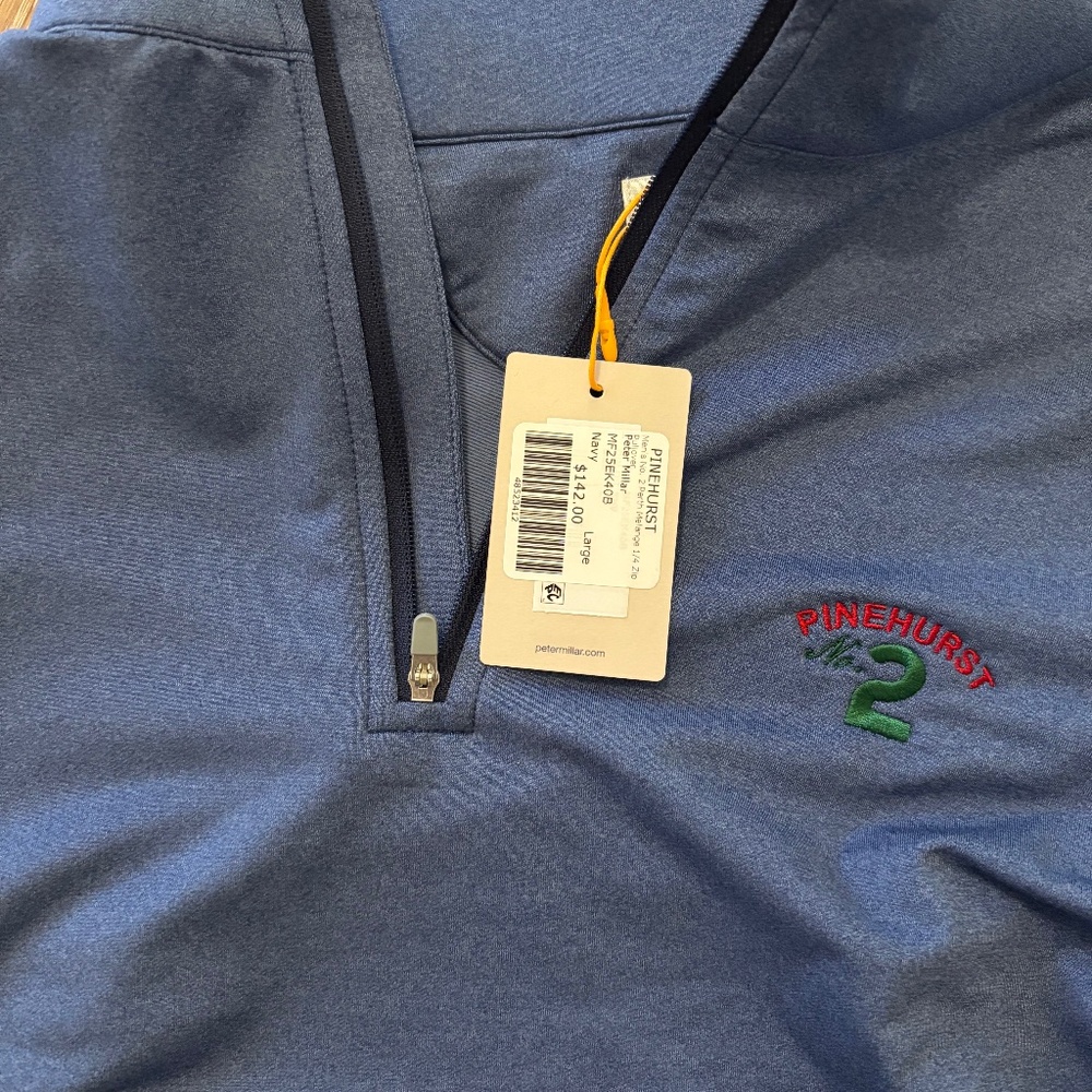 Peter Millar Pinehurst Quarter Zip (Large) NWT - image 1